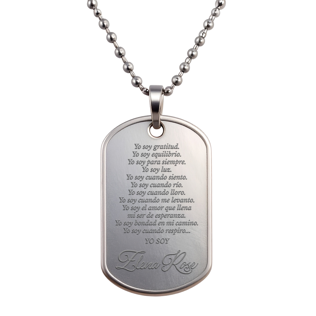 Mantra Dog tag